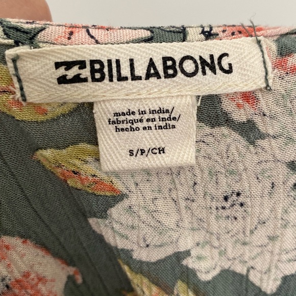 Billabong Shift Flutter Floral Backless size S - Picture 12 of 15